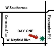 Click here for Larger Map for Day One Physical Therapy.